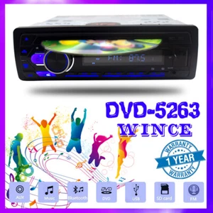 Single 1 DIN Auto FM Radio Stereo USB AUX Bluetooth Einheit CD/DVD Player MP3 Player - Bild 1 von 12