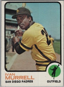 1973 TOPPS #409 IVAN MURRELL SAN DIEGO PADRES-EX+ FREE USA SHIP