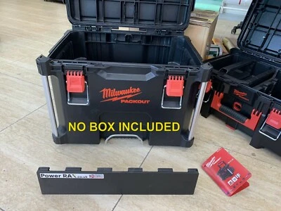 POWER RAX Battery Rack for M18 Batteries for Milwaukee Packout Trolley Box NO BOX INCLUDED