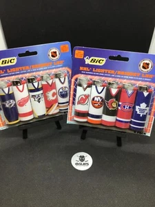 1999 BiC NHL Lighter 5-Pack x2 (Toronto, Montreal, Etc.) Sealed-NIP - Picture 1 of 8