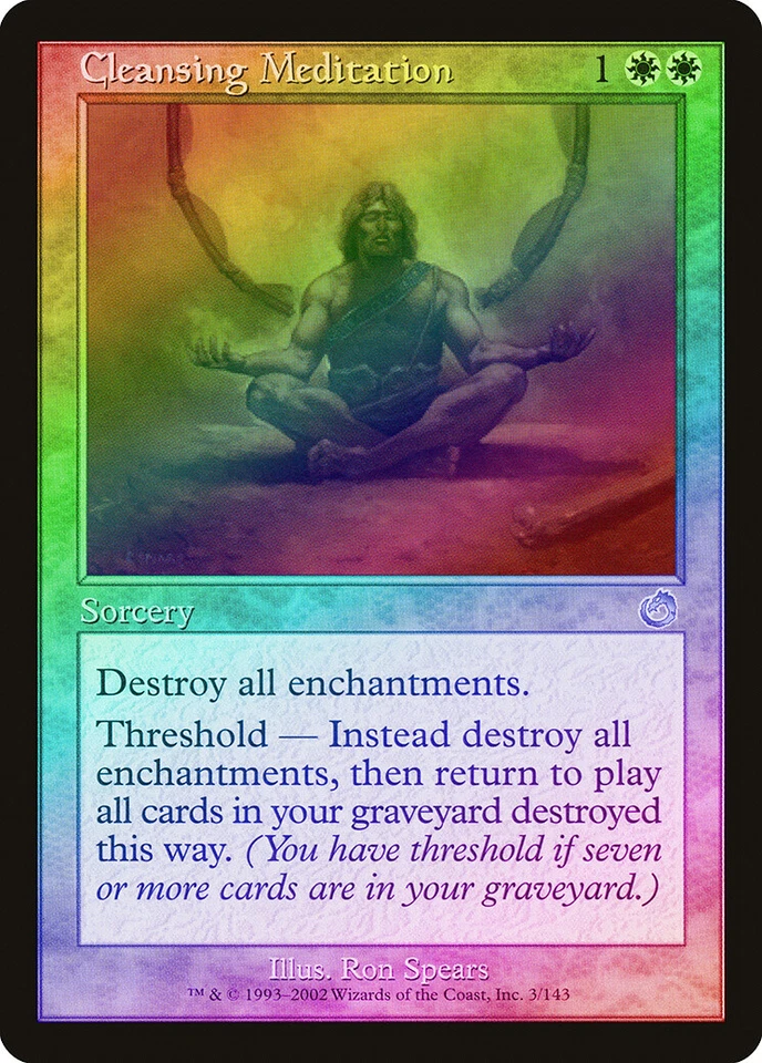 Cleansing Meditation FOIL Torment PLD White Uncommon MAGIC MTG CARD ABUGames - Image 1 of 1