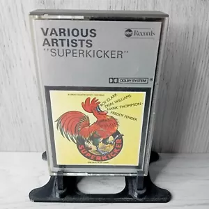 VARIOUS ARTISTS SUPERKICKER CASSETTE TAPE ALBUM - RARE RETRO VINTAGE MUSIC - Picture 1 of 4