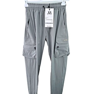 JK Attire Men’s Aragon V2 Technical Cargo Pants, Size L, Charcoal, RRP £49.99 - Picture 1 of 17