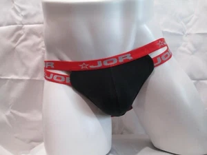 Correa deportiva de algodón JOR negra/roja 0942 (M) - Imagen 1 de 4