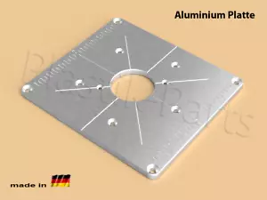 ALU Befestigungsplatte Einlegeplatte für Frästisch Bosch GOF 1250 CE Oberfräse - Bild 1 von 1