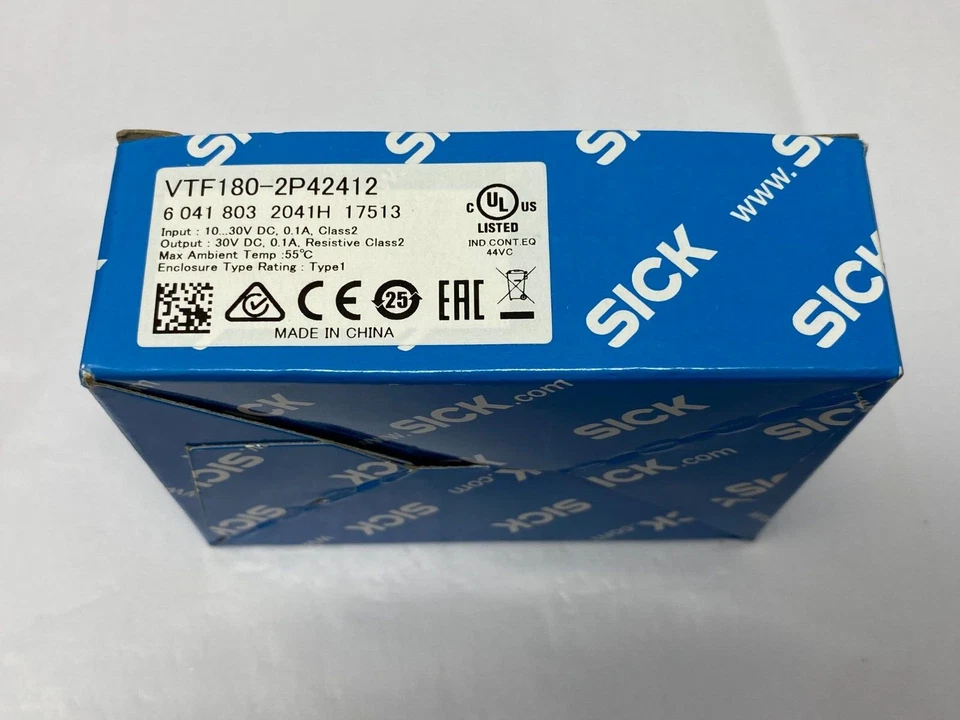 Sick VTF180-2P42412 Cylindrical Photoelectric Sensor 0.1A 10-30 VDC M18 X 1 1000 - Image 1 of 3