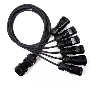 Socapex Spider - Male Socapex to Female 16amp CEE Sockets - Picture 1 of 3