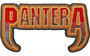 PANTERA AUFBÜGLER EMBROIDERY PATCH # 41 REINVENTING LOGO 9x5cm BÜGELBILD FLICKEN - Picture 1 of 1