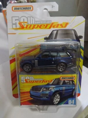 2018 Matchbox Superfast 50th Anniversary Blue  '18 Range Rover LWB - Image 1 of 2