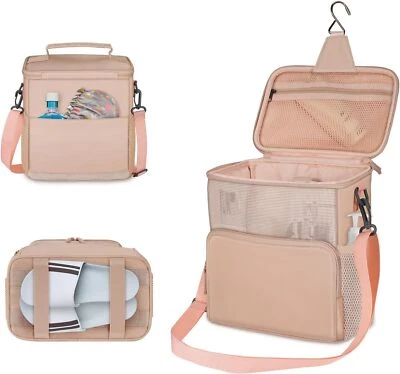 Carrito de Ducha Bolso de Mano, Organizador Portátil Carrito de Ducha para Dormitorio Universitario Gimnasio Natación Foto 1 de 4