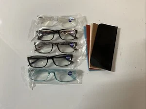 5 Gaoye Designer Milan Reading Glasses +1.5 Multi Colors in Pack Lot of 5 - Picture 1 of 6