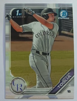 2019 Bowman Draft Chrome 1st Michael Toglia #BDC-64 - Image 1 of 2