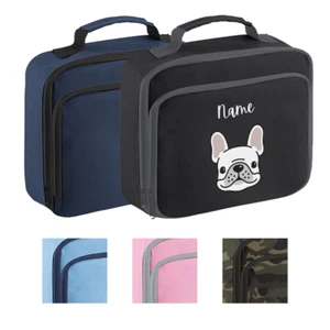 Personalised Dog Lunch Box Custom Name School Kids Boys Girls Insulated Bag - Picture 1 of 6