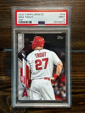 2020 Topps Update Mike Trout #U-4 SSP PSA 9