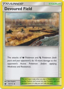 4x Pokemon TCG Crimson Invasion Devoured Field 93/111 Uncommon Trainer Card - Picture 1 of 1