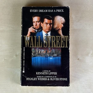 Wall Street by Kenneth Lipper 1988 M Douglas C Sheen D Hannah Movie Tie-In 1st - Bild 1 von 9