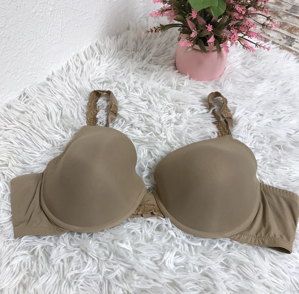 NATORI Dream Custom Full Coverage Underwire unlined Bra 38D strappy lace Straps - Image 1 of 4