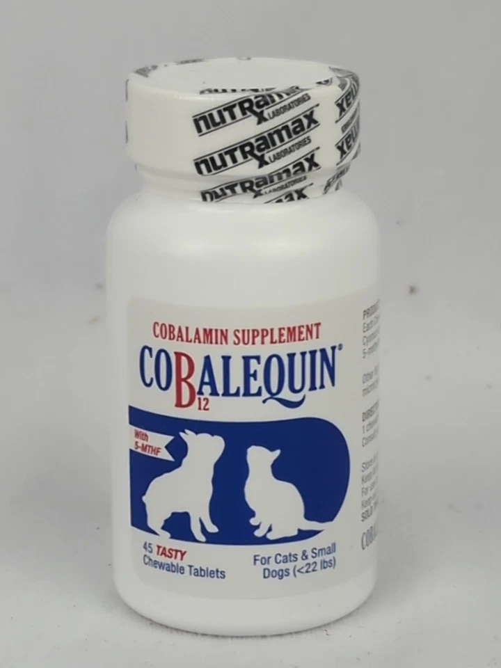 Nutramax Cobalequin B12 Supplement for Cats and Small Dogs - 45 Count - Image 1 of 3