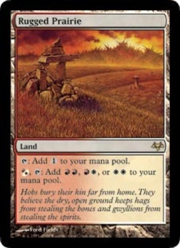 MTG Rugged Prairie, Light Play, English Eventide - Image 1 of 1