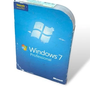 Microsoft Windows 7 Professional (UPGRADE) 32 & 64 Bit DVDs With Product Key - Picture 1 of 2