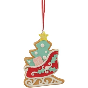 Northlight 3.5" Brillo Navidad Trineo Galleta Adorno - Imagen 1 de 4