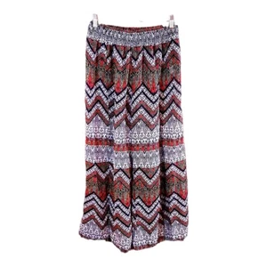 ASOS Swim Printed Sheer Wide Split Leg Pants Cover-up Beach Resortwear Women's 8 - Picture 1 of 7