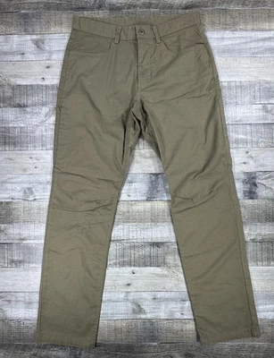 The North Face Pants Mens 32 Olive Green Stretch Utility Hiking Zip Pocket Trail - Image 1 of 4