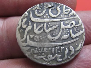 INDIA BENGAL PRE MURSHIDABAD AH 1202 YEAR 19( 1790 RARE ) ONE RUPEE SILVER COIN - Picture 1 of 2
