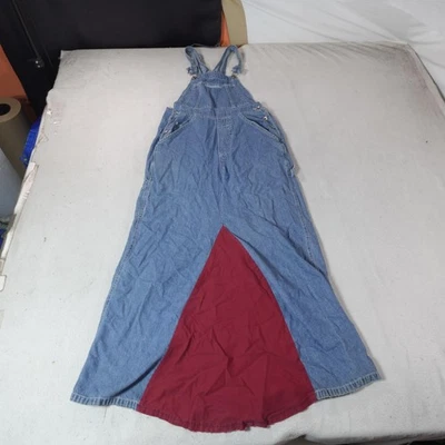 Vestido de mezclilla Y2K Old azul marino jersey para mujer pequeño azul modesto núcleo de cabaña Foto 1 de 4