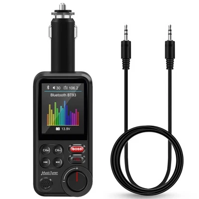 BT93 Car Mp3 Player U Disk Music Bluetooth 5.0 FM Transmitter EQ Mode6567 - Image 1 of 4