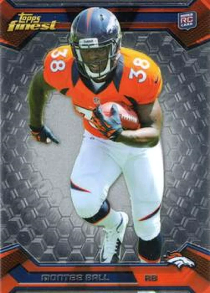 2013 Finest #120 Montee Ball RC Denver Broncos - Image 1 of 1