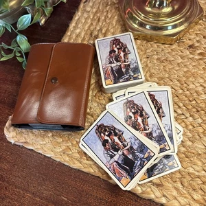 Vintage Western Themenbox zwei Deck Spielkarten Set Cowboy Pferd - Bild 1 von 5