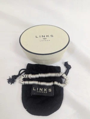  Links of London Sweetie bracelet Sterling Silver Small Links Gift Discontinued  - Image 1 of 4