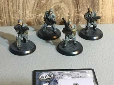 A31161 RACKHAM AT-43 UNA STEEL TROOPERS 4 PK MINI CON TARJETA Foto 1 de 4