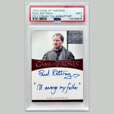 Game of Thrones AUTOGRAPH Trading Card PSA Graded 9 Rare Auto Signed Merch Gifts - Image 1 of 4