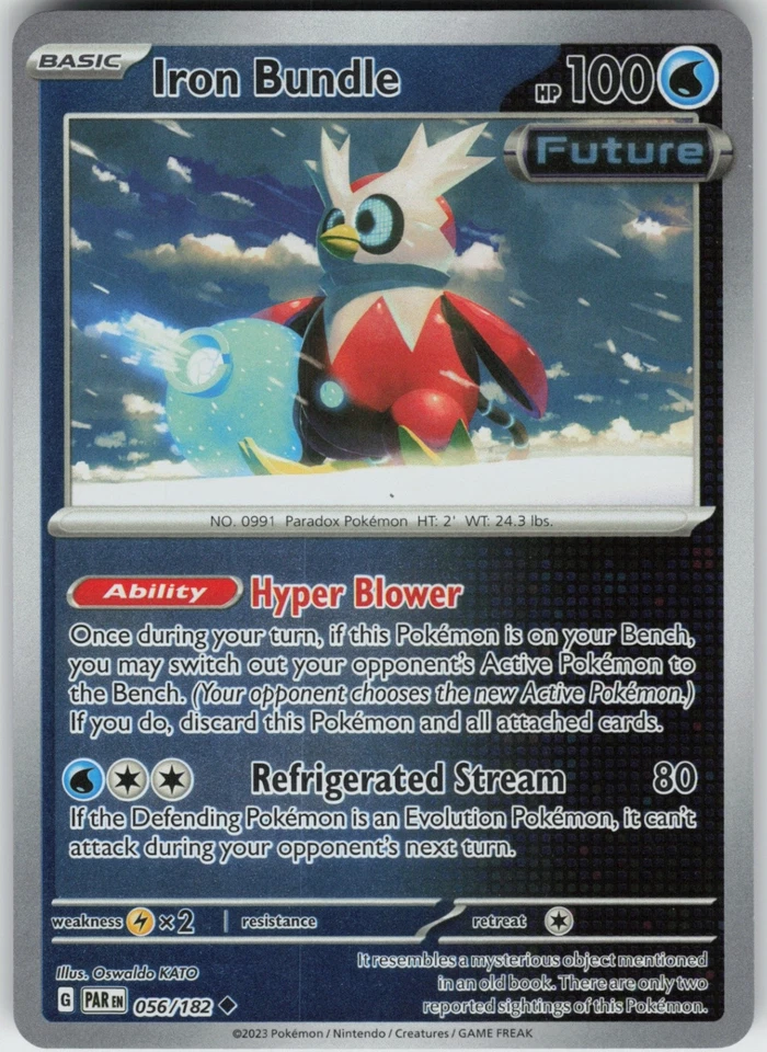 PO-01 Reverse Holo Iron Bundle 056/182 Uncommon SV04: Paradox Rift - Image 1 of 1