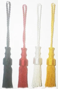 Key Ceremonial Banner flag Tassel with bullion fringe- tassel 5" with 5 " loop - Picture 1 of 14