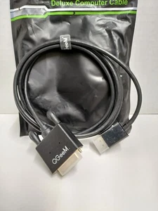 QGeeM DisplayPort to DVI Cable,Dp Display Port to DVI Converter Male-Male 6ft - Picture 1 of 5