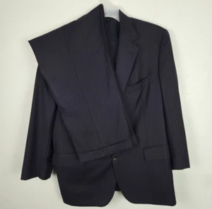 Brooks Brothers 42R Golden Fleece Navy Pinstripe Jacket Suit Pants 36X26 2 Piece - Picture 1 of 24