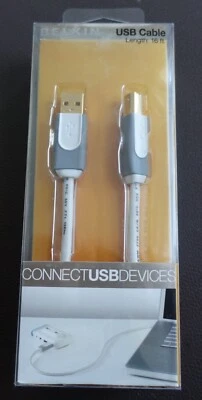 Belkin 16ft USB A/B Device Cable - USB cable - USB (Male) to USB Type B (Male) - Image 1 of 4