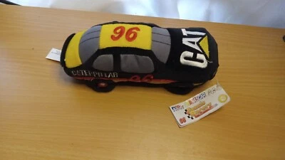 NASCAR Beanie Racers CAT Caterpillar #96 David Green Plush Toy 1998 Collectible - Image 1 of 4