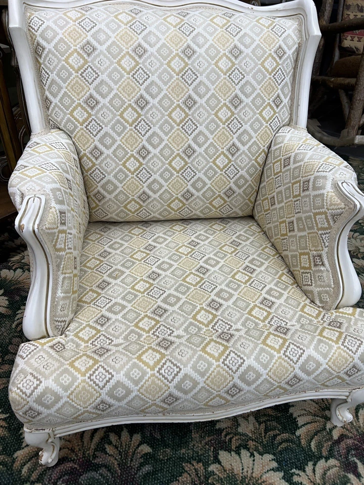 Vintage Bergere Chair - Image 1 of 4