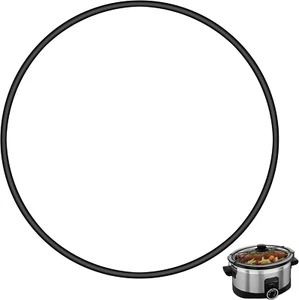 Black Lid Latch Strap Rubber Band 6,7,8 Quart Crock Pot Slow Cooker WHT … - Picture 1 of 5