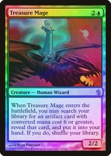 Treasure Mage FOIL Mirrodin Besieged PLD Blue Uncommon MAGIC CARD ABUGames