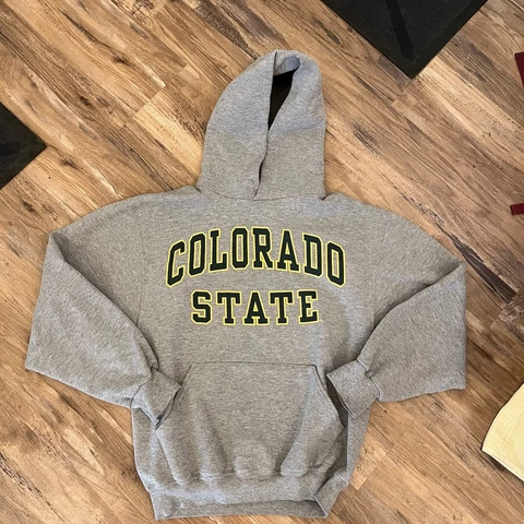 Women’s Vintage Russell Athletic Colorado state CSU Rams Hoodie Sweatshirt Sz S Cover