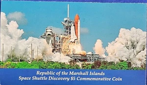 1988 Space Shuttle Discovery Gedenkmünze Republik der Marshallinseln - Bild 1 von 20