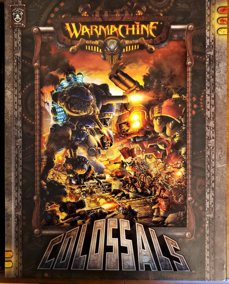 Warmachine Collosals Book Steam Powered Miniatures Combat 2012 1st Edition NEW - Image 1 of 1