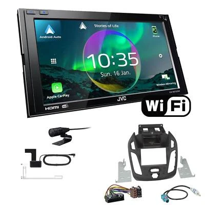 JVC Radio WiFi CarPlay DAB für Ford Tourneo Transit Connect schwarz ohne Display - Bild 1 von 4