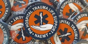 Pre HOSPITAL TRAUMA LIFE SUPORT - NAEMT - COLOR - 3D PVC PATCH - Bild 1 von 5