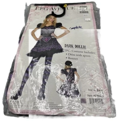 Leg Avenue Dark Dollie Halloween Costume Dress Teen Juniors small 3 - 5 - Image 1 of 4